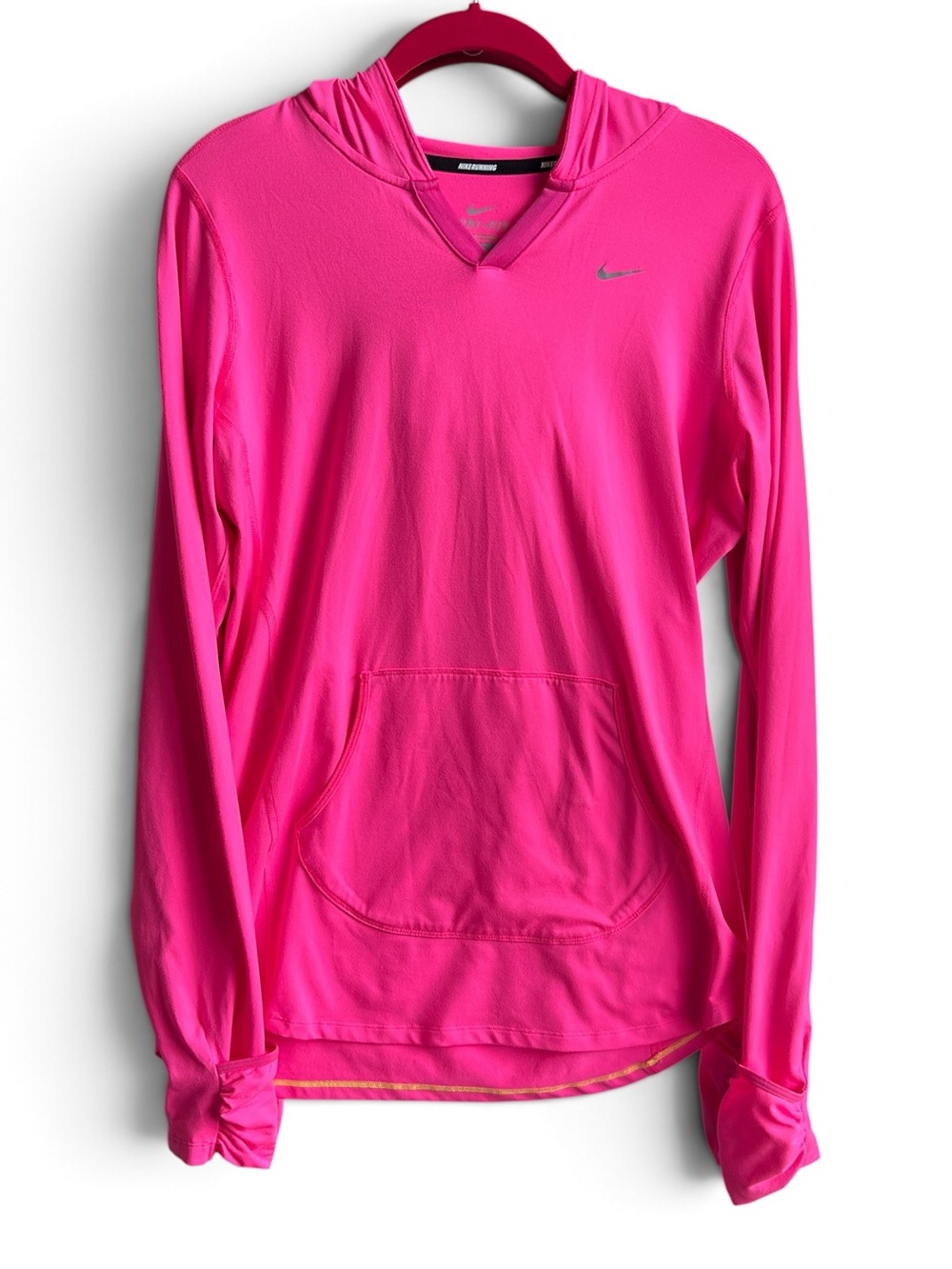 Nike Dri-FIT Element Running Hoodie Neon Pink Medium Style 545894-667